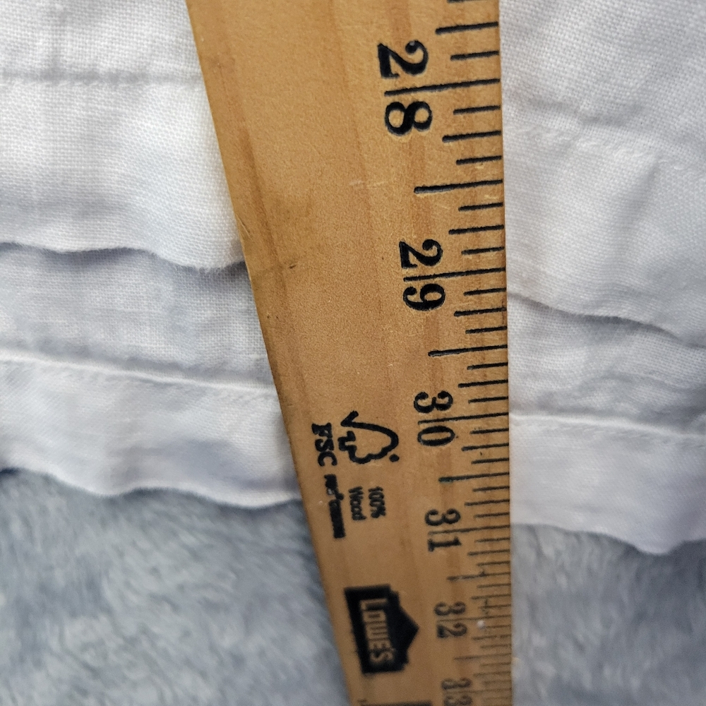 Murano Baird Mcnutt Mens Linen Shirt Size XL Floral Long Sleeve Button Front - Picture 4 of 12